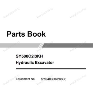 catalogo de pecas sany sy500h